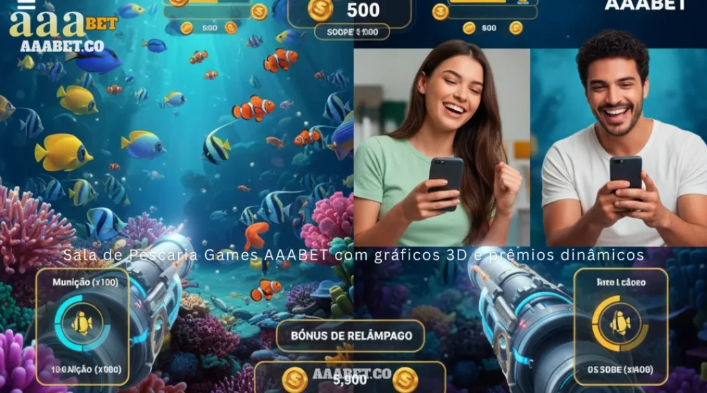 Sala de Pescaria Games AAABET com gráficos 3D e prêmios dinâmicos