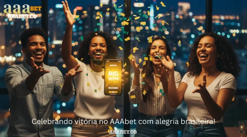Celebrando vitória no AAAbet com alegria brasileira!