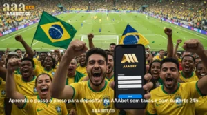 Aprenda o passo a passo para depositar na AAAbet sem taxas e com suporte 24h