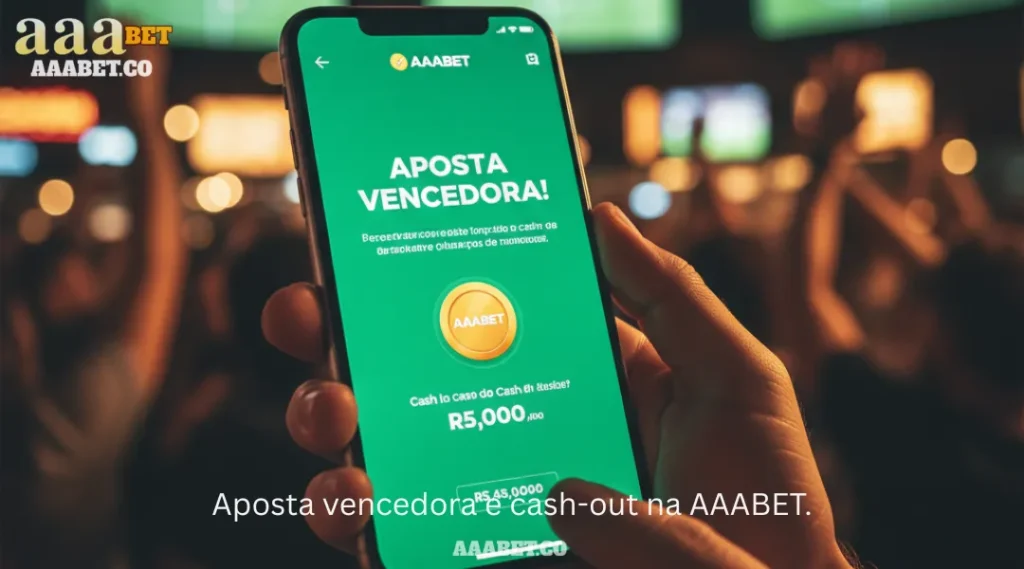 Aposta vencedora e cash-out na AAABET.