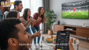 Apostas ao vivo no futebol pela AAABET.