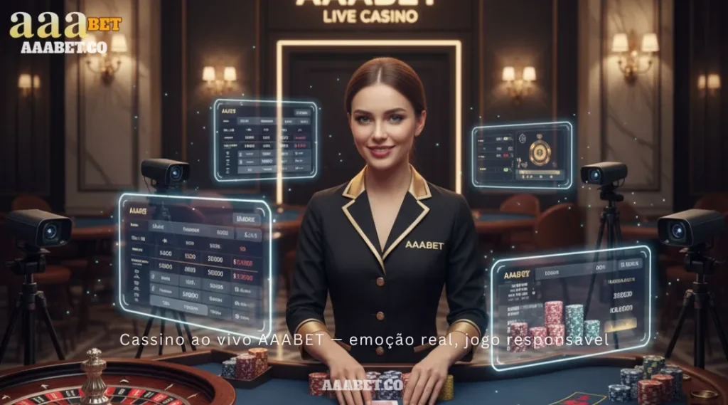 Cassino ao vivo AAABET — emoção real, jogo responsável