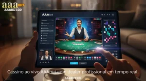 Cassino ao vivo AAAbet com dealer profissional em tempo real.