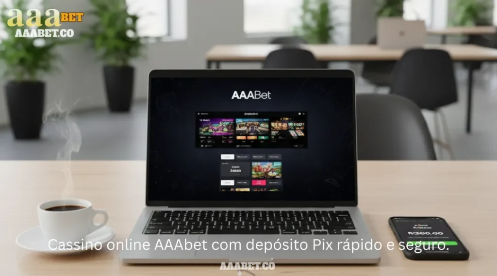 Cassino online AAAbet com depósito Pix rápido e seguro.