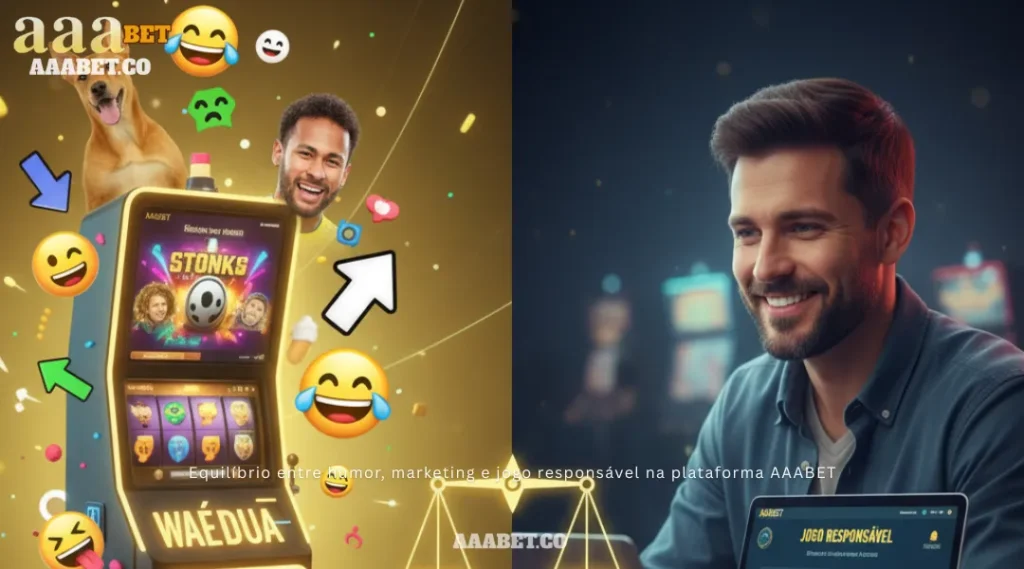 Equilíbrio entre humor, marketing e jogo responsável na plataforma AAABET