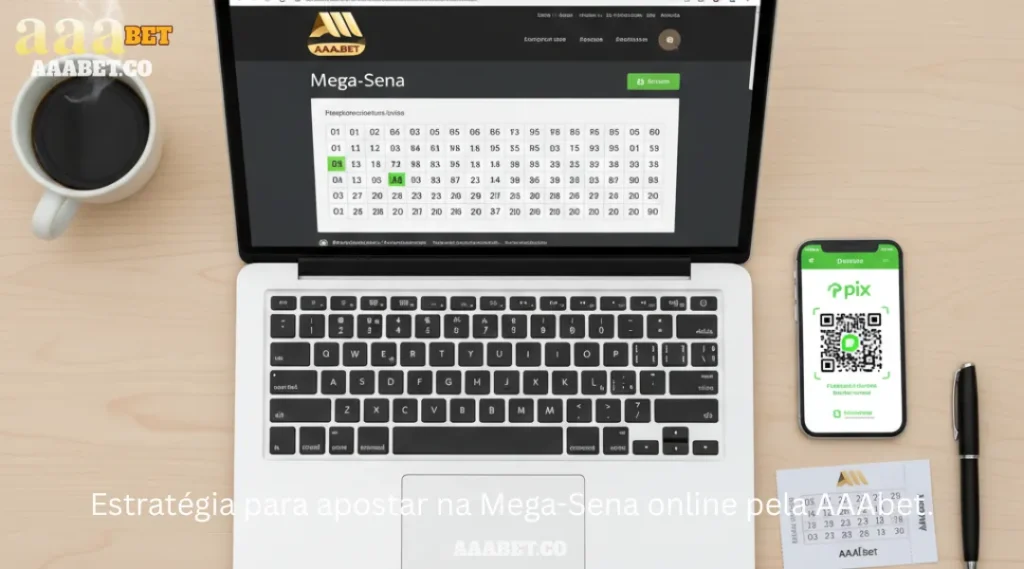 Estratégia para apostar na Mega-Sena online pela AAAbet.