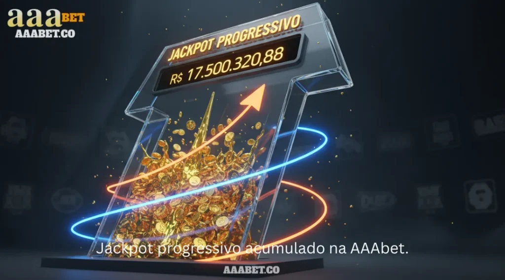 Jackpot progressivo acumulado na AAAbet.