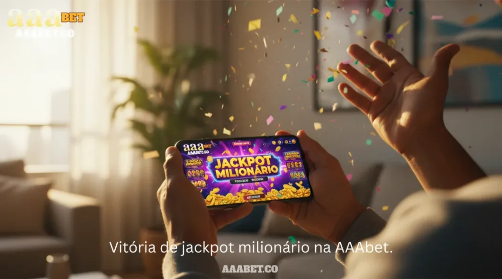 Vitória de jackpot milionário na AAAbet.