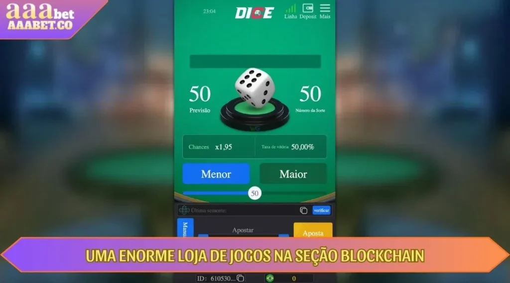 uma enorme loja de jogos na seçao blockchain